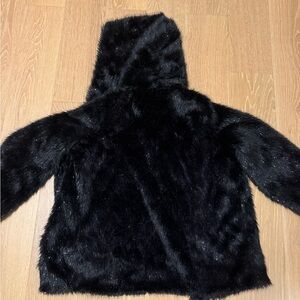 Black Faux Fur Jacket